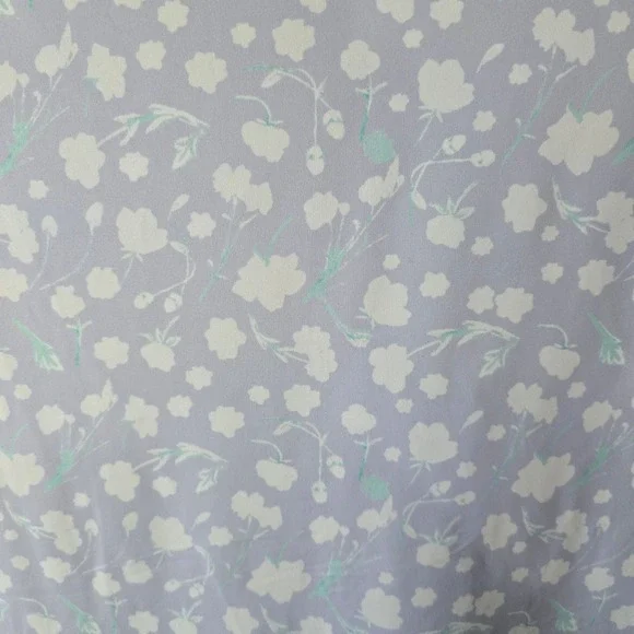 Bad Birdie Mens Golf Polo Shirt Blue Floral Print Short Sleeve Size L Athleisure